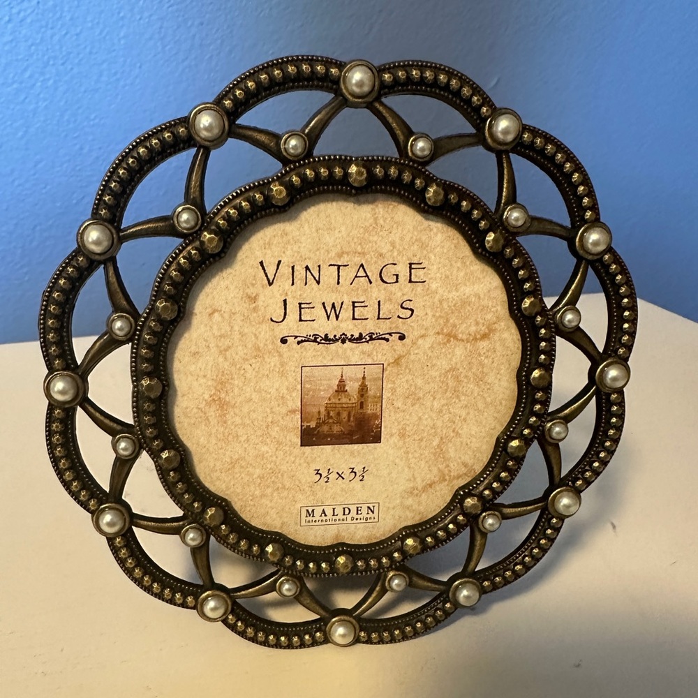 Malden International Designs Vintage Jewels Photo Frame